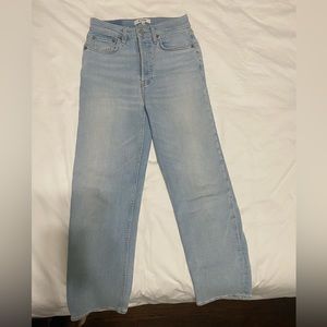 Redone High Rise Stovepipe jeans-Size 25